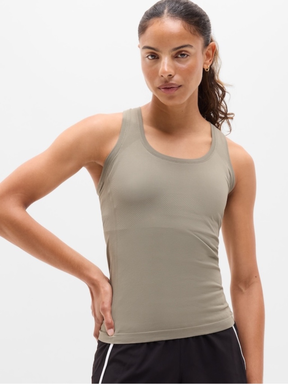 Momentum Seamless Tank - Tan Color available